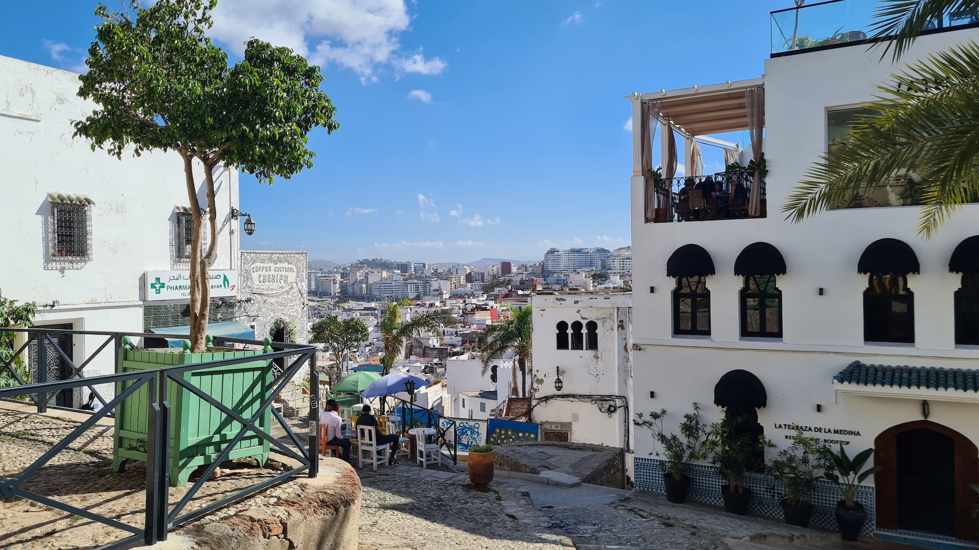 Blick von der Altstadt hinunter